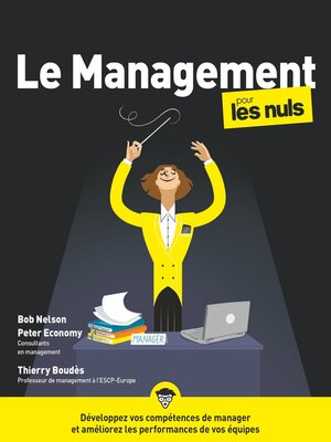 cover image of Le management pour les Nuls, grand format, 4e ed, nouvelle charte